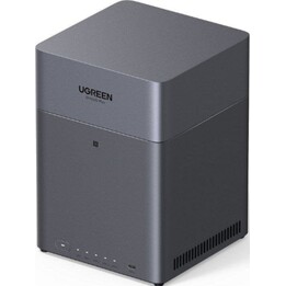 Ugreen DH4300 Plus 4-Bay NAS, 8GB ARM 2.5GbE, HDMI 4K, sicurezza NFC, backup remoto