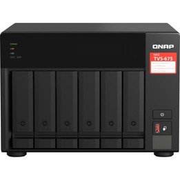 QNAP Tower NAS 8GB DDR4 KX-U6580 Processore Octa-Core M.2 PCIe 2.5GbE HDMI 4K TVS-675