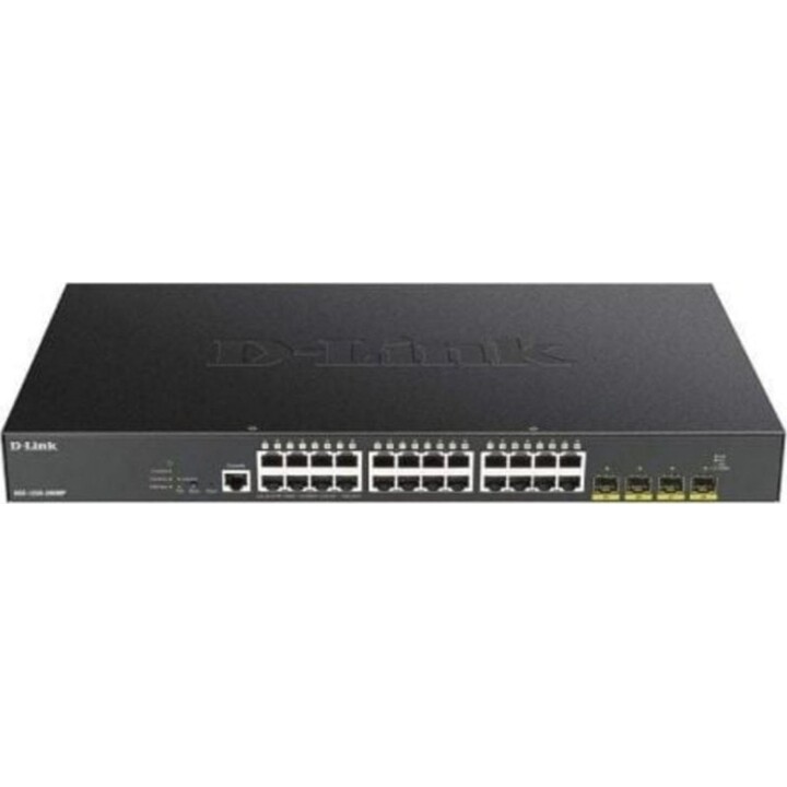 Switch Gestionado D-Link DGS-1250-28XMP 28 Puertos Gigabit 24 PoE+ 4 SFP+ 128Gbps Rack