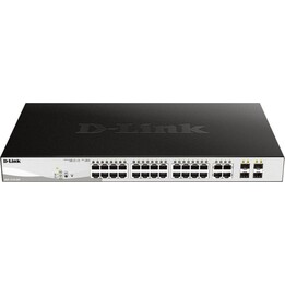 D-Link DGS-1210-24P/E Smart Switch Gestionado 24 Puertos 1000BASE-T PoE 4 Puertos Combo 1000BASE-T/SFP