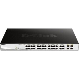 D-Link DGS-1210-28MP/E Switch Gerido L2 24 Portas Gigabit PoE + 4 Portas SFP