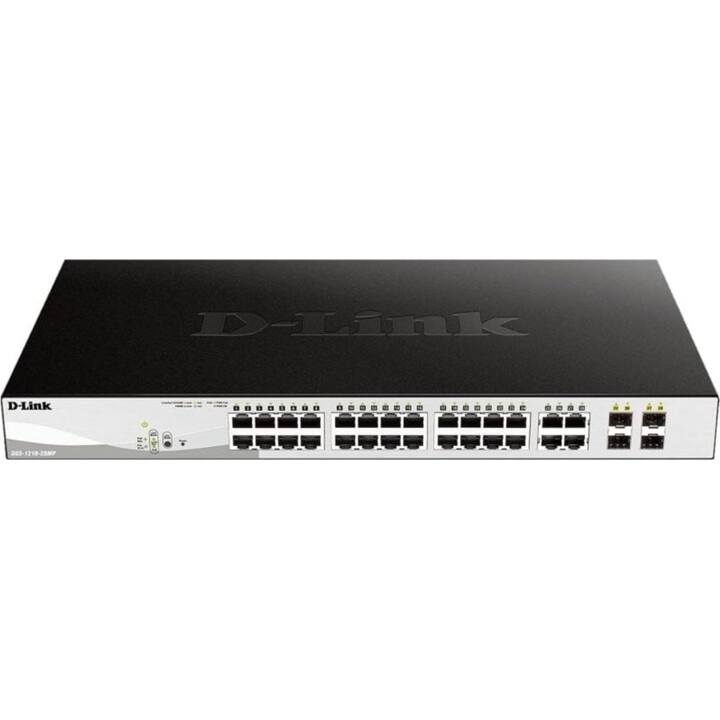 D-Link DGS-1210-28MP/E Switch Gerido L2 24 Portas Gigabit PoE + 4 Portas SFP