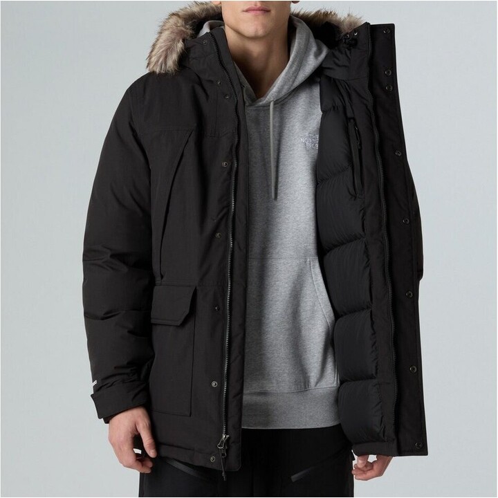 Parka The North Face McMurdo con aislamiento de plumón, talla M, Negro