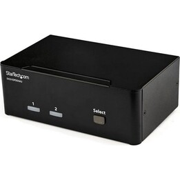 Startech Switch Conmutador KVM de 2 Puertos DisplayPort 4K 60Hz