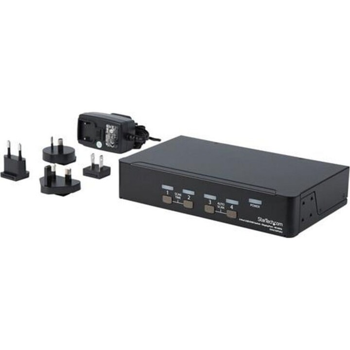 Switch KVM Startech a 4 porte DisplayPort con risoluzione 4K a 60 Hz