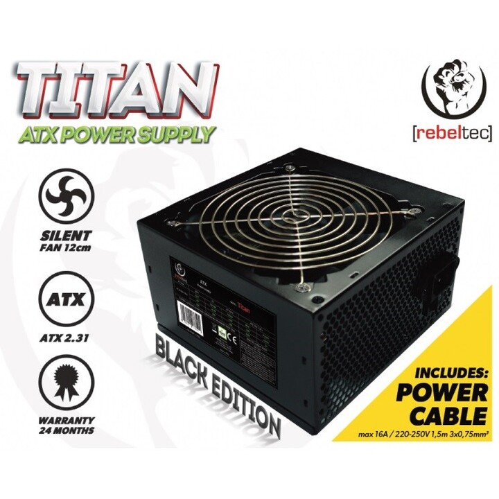 Alimentation Rebeltec TITAN 500 ATX ver. 2,31