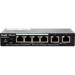 Ruijie Networks RG-ES206GC-P 6-Port Gigabit Ethernet PoE Switch Schwarz