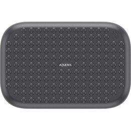 Aisens Reposapiés Inclinable, Negro capacidad máxima 20 kg