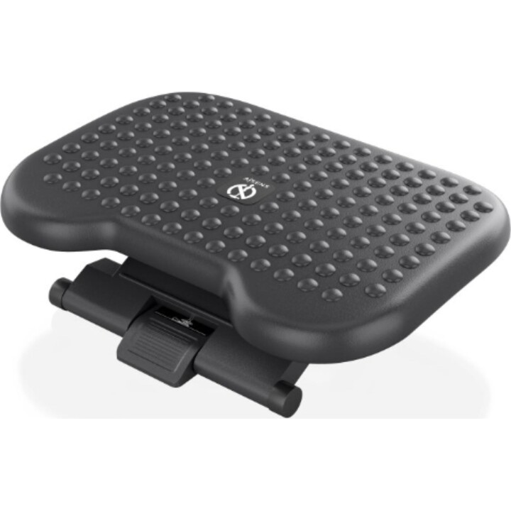 AISENS FRT02-267 reposapiés ergonómico ajustable HIPS negro
