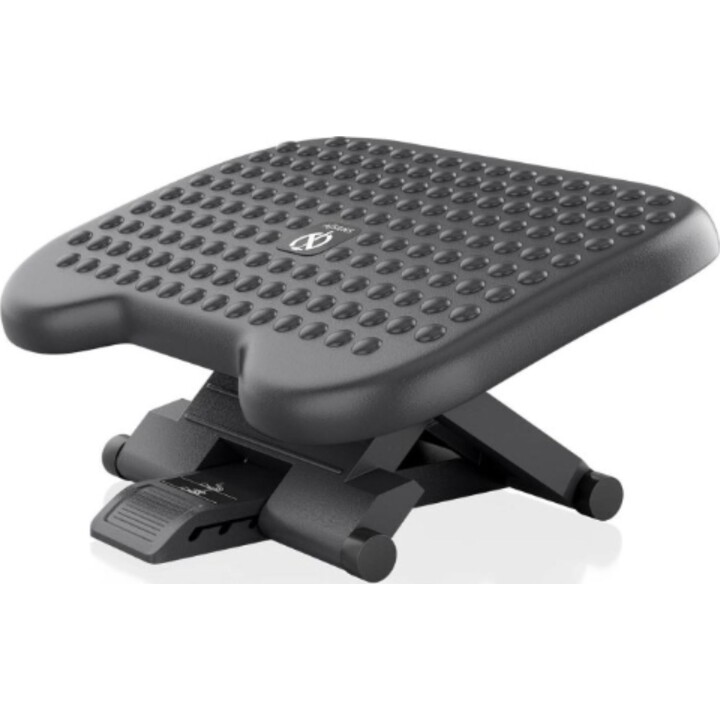 AISENS FRT02-267 apoio para os pés ajustável em HIPS, preto