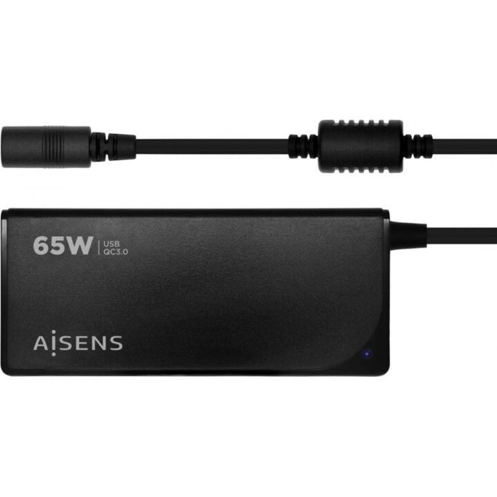 Aisens ASLC-65WAUTO-BK Chargeur universel pour ordinateur portable 65W
