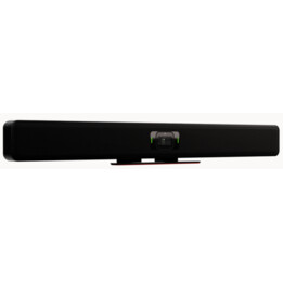 Biamp Parlé VBC 2800. Barra per conferenze 4K, doppia telecamera da 50MP e 8MP, array di 27 microfoni