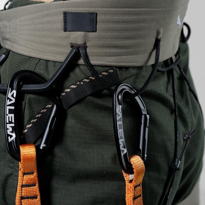 Salewa Agner W Harness, Taglia M, Beige/Verde