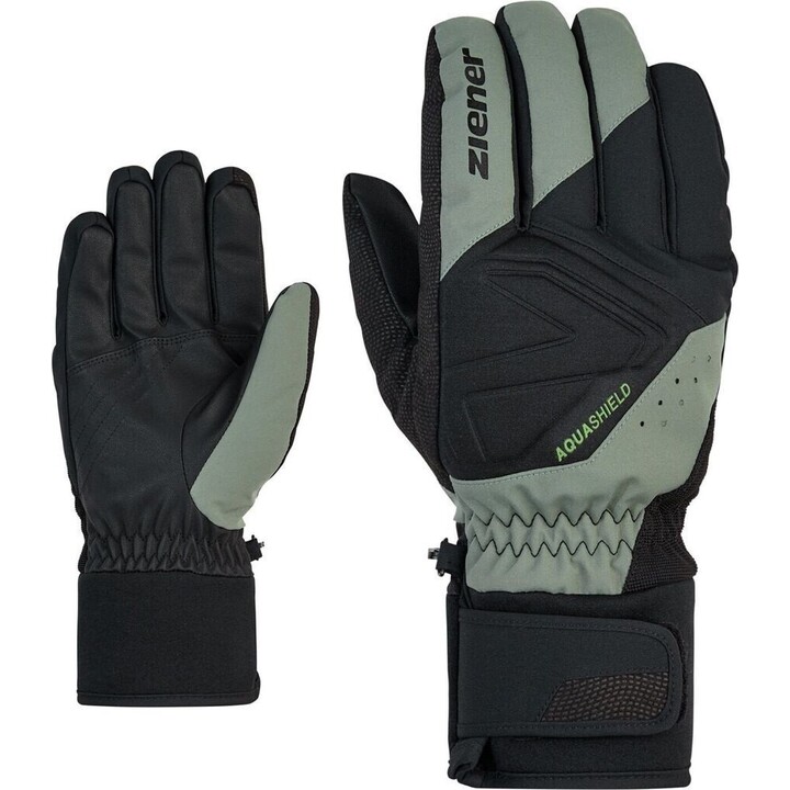 Ziener Gatis AS Skihandschuhe, Größe 10.0, Mud Green
