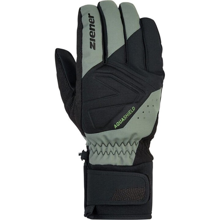 Ziener Gatis AS Skihandschuhe, Größe 10.0, Mud Green