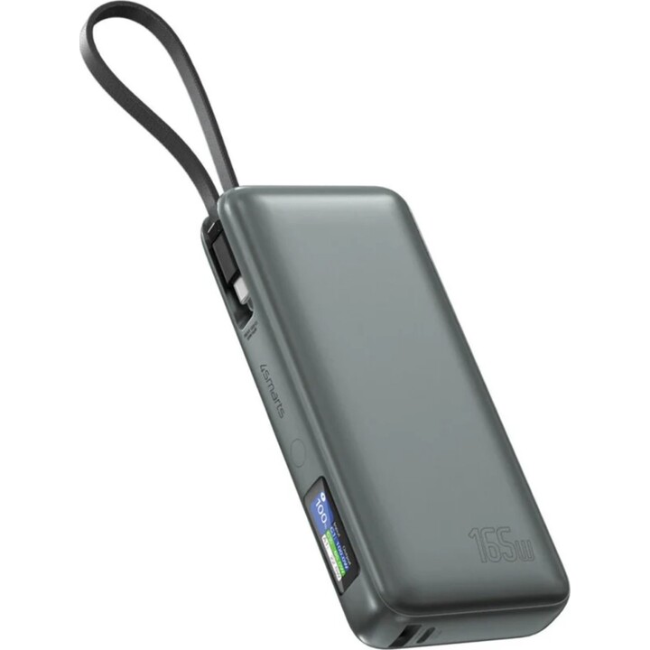 4smarts Powerbank Enterprise Batteria esterna con cavo USB-C 20000mAh 165W