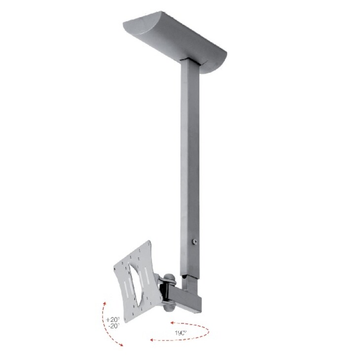 OMB Hisolution ceiling mount, vertically adjustable +-20°, 190° rotation, VESA 50/75/100/200, max 20kg, color