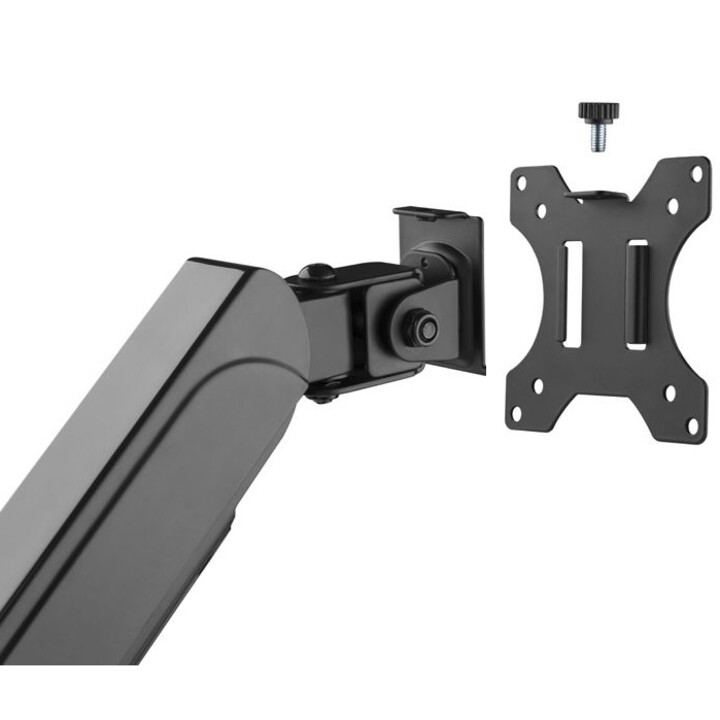 Support de table Equip 650132 pour 1 écran de 17" à 32", ressort à gaz, inclinable et pivotant 36