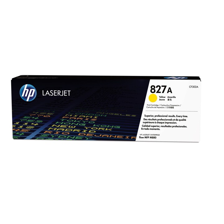 Toner jaune original HP CF302A 827A, 32 000 pages