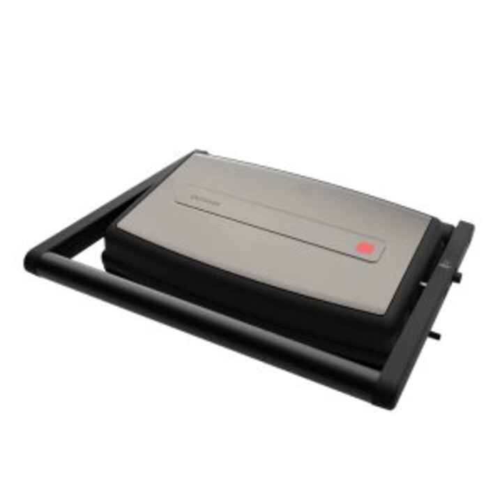 Sandwichera grill aiwa asm-1500g placas con recubrimiento antiadherente 1500w color plata 180?