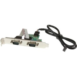 USB to 2 Serial Ports Internal Motherboard Bracket Adapter - DB9 RS232