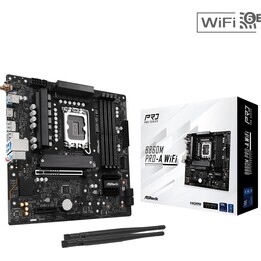 ASRock B860M Pro-A WiFi mATX LGA1851 DDR5 PCIe5 WiFi6E