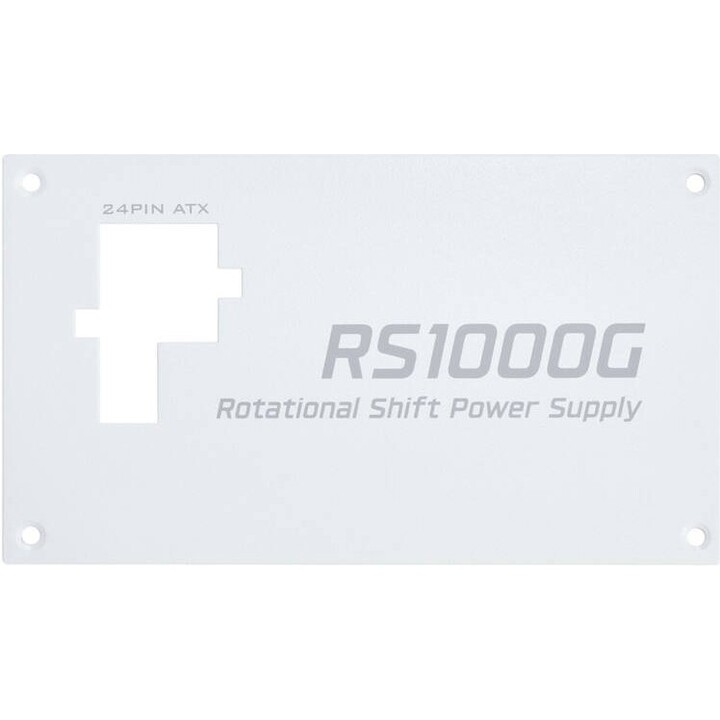 Fonte de alimentação Lian Li Rotational Shift RS1000G 80 Plus Gold 1000W ATX 3.1 Modular Branca