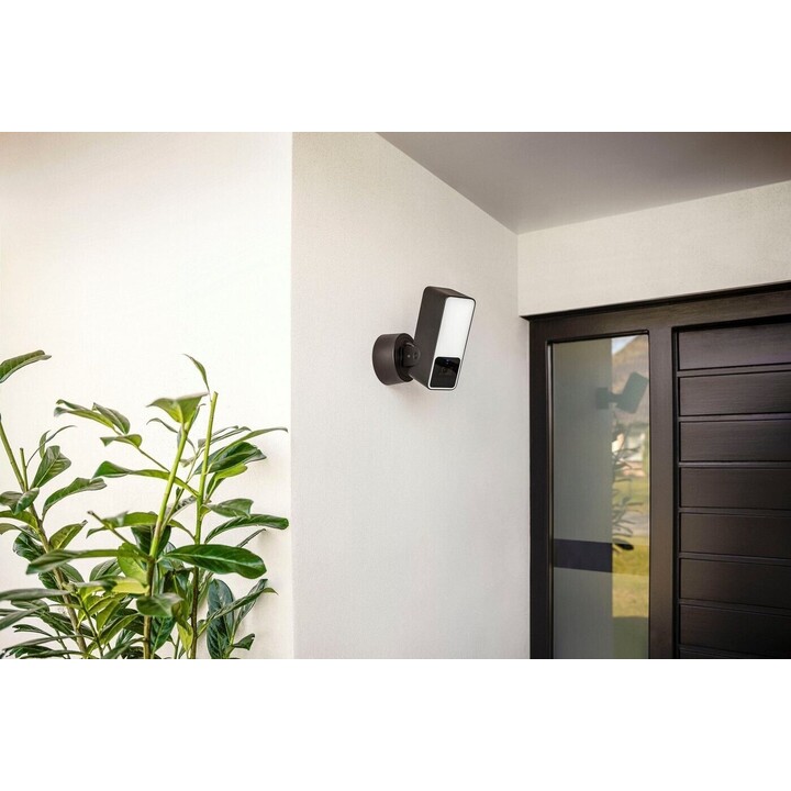 Câmara de segurança para exterior Eve 10ECG8101 1080p 157° FOV Visão nocturna Projetor IP55 HomeKit