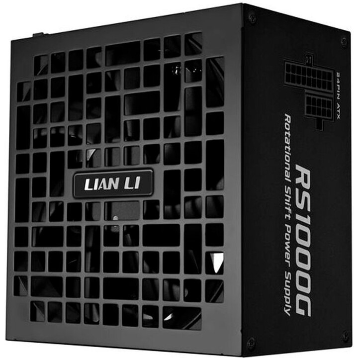 Lian Li Rotational Shift RS1000G 80 Plus Gold 1000W ATX 3.1 Modular Con Hub Negro