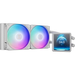 Gamdias Aura GL240 LCD ARGB Bianco