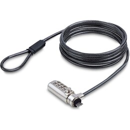 StarTech.com Antivol pour Ordinateur Portable Compatible K-Slot, Câble de Verrouillage de 1,5m, Sécurité Antivol pour PC Portabl
