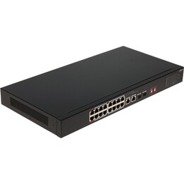 Switch PoE Dahua S3218-16ET-135 16x10/100 PoE 2x1G Combo+2xSFP 135W 250m Fw1.0.01.20