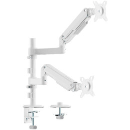 Suporte de mesa com contrapeso Aisens DT32TSR-441 para 2 monitores / Giratório / Inclinável / até 9 kg