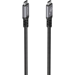 Cabo USB 3.2 Tipo C Aisens A107-0991/ USB Tipo C Macho - USB Tipo C Macho/ Até 60 W/ 5 Gbps/ 7 m/ Preto