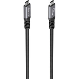 USB 3.2 Typ-C Kabel Aisens A107-0992 / USB Typ-C Stecker - USB Typ-C Stecker / Bis zu 60 W / 5 Gbit/s / 10 m / Schwarz