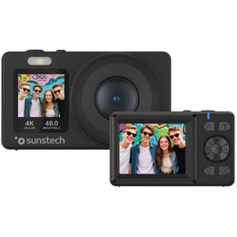 Sunstech DCAM4825 Digitale Sportkamera / 48 MP / 18-facher optischer Zoom / Schwarz