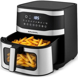 Air Fryer / Oil-Free Grunkel Maxisteelfryer / 2200W / 9L Capacity