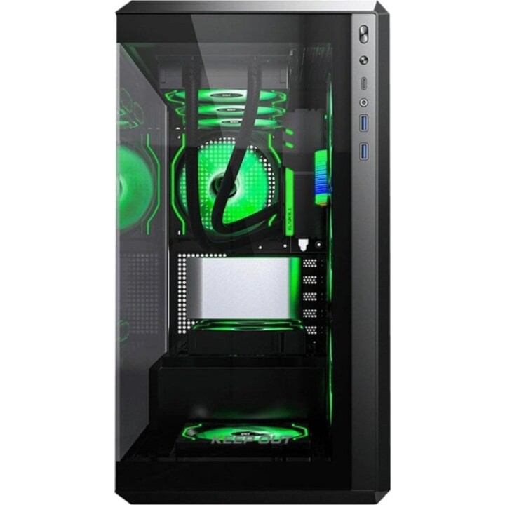 PC Tower Gaming PC Case KeepOut XC-905 PRO+ ARGB Tempered Glass Micro ATX/ITX