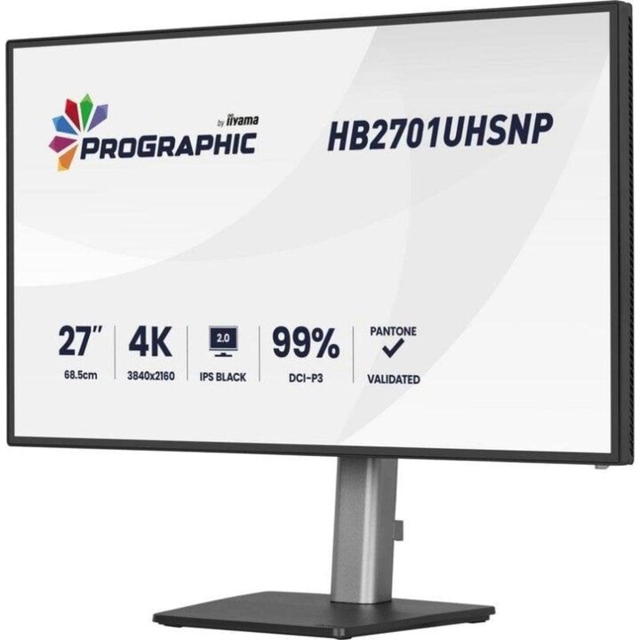 Monitor iiyama ProLite HB2701UHSNP-B1 27" UltraHD 4K 60Hz IPS nero HDR400 4 ms