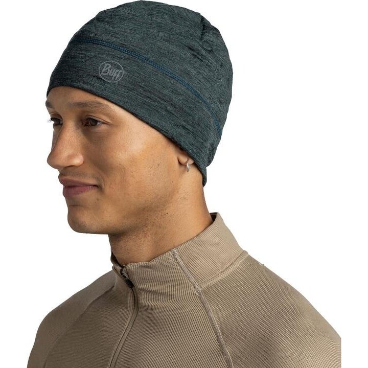 Gorro leve de lã merino Buff, tamanho único, verde