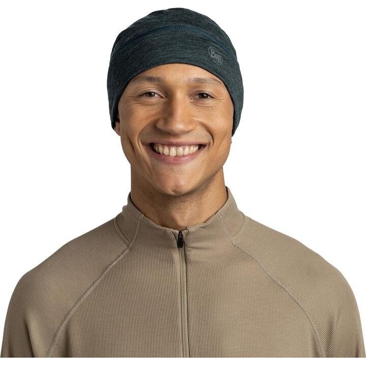 Gorro leve de lã merino Buff, tamanho único, verde