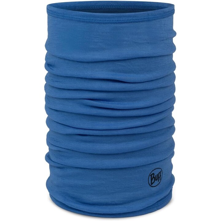 Cachecol leve de lã merino Buff, Lã Multifuncional para crianças, Azul