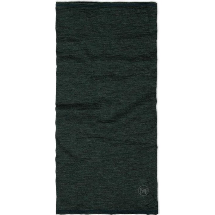 Cachecol leve de lã Merino Buff, lã versátil para homem e mulher, cinzento escuro