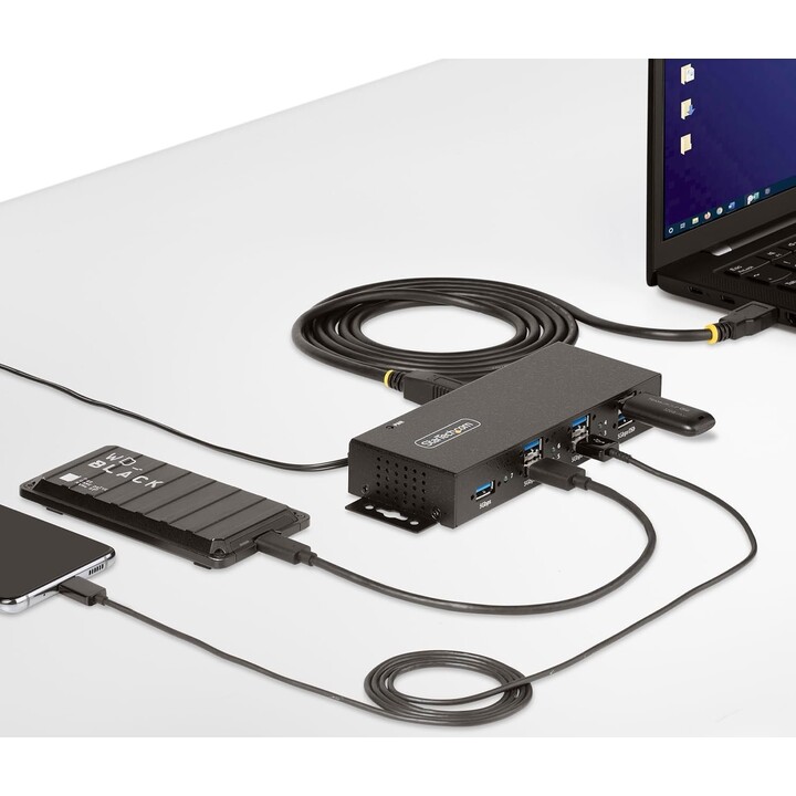 StarTech.com 7-Port Managed USB Hub mit 7 USB-A Anschlüssen