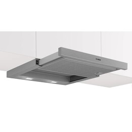 Bosch Series 2 DFM064W55, Telescopic Hood with 394 m³/h extraction and metallic pull-out design, Silver