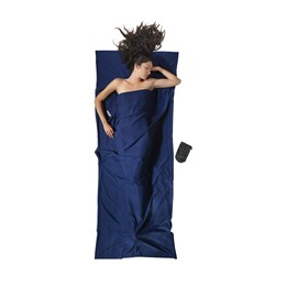 Saco de dormir Cocoon MFT85 para adultos, formato retangular, microfibra, poliéster, azul