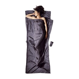 Cocoon TravelSheet Rectangular Sleeping Bag Silk Grey
