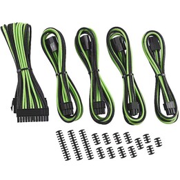 CableMod Classic ModMesh Serie 8+6 Schwarz Grün