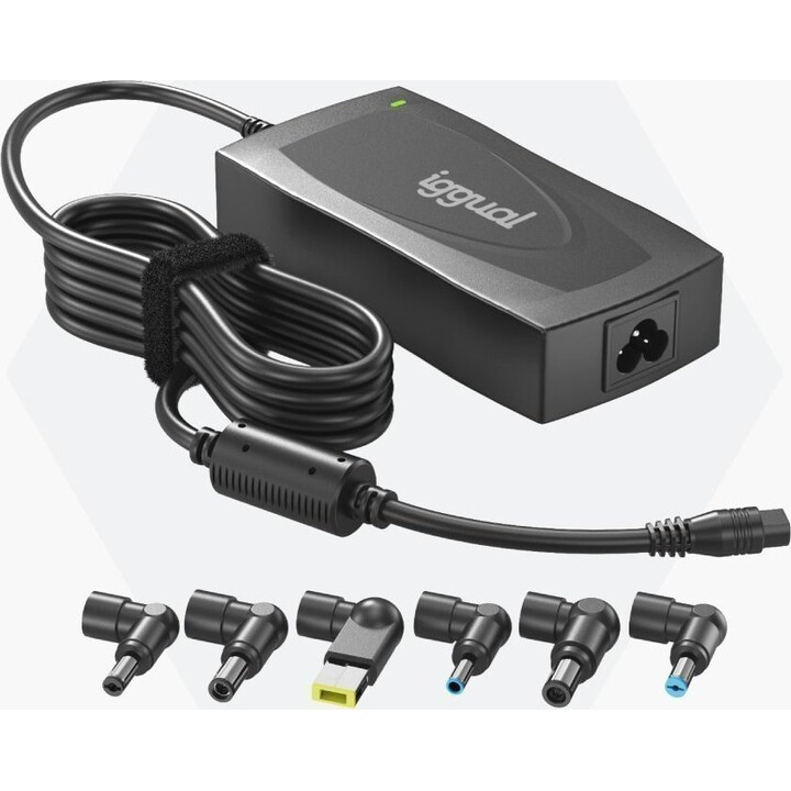 Fonte de alimentação portátil universal iggual de 150 W com 6 conectores