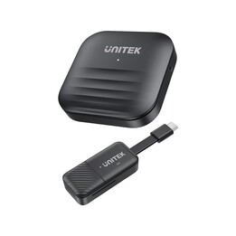 UNITEK V1184A01 Estensore audio/video, trasmettitore e ricevitore di segnale AV, nero